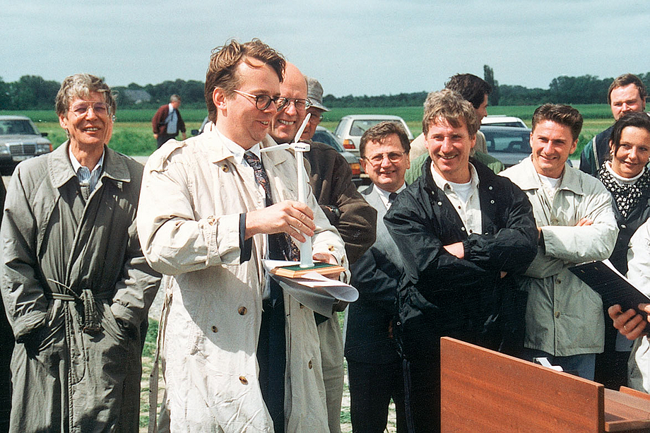 „Die Umsetzung eines jeden Windparks ist ein persönlicher Moment, bei dem es uns immer wieder ein Anliegen ist, die Menschen individuell zu erreichen“ Unternehmensgründer Dr. Bodo Wilkens