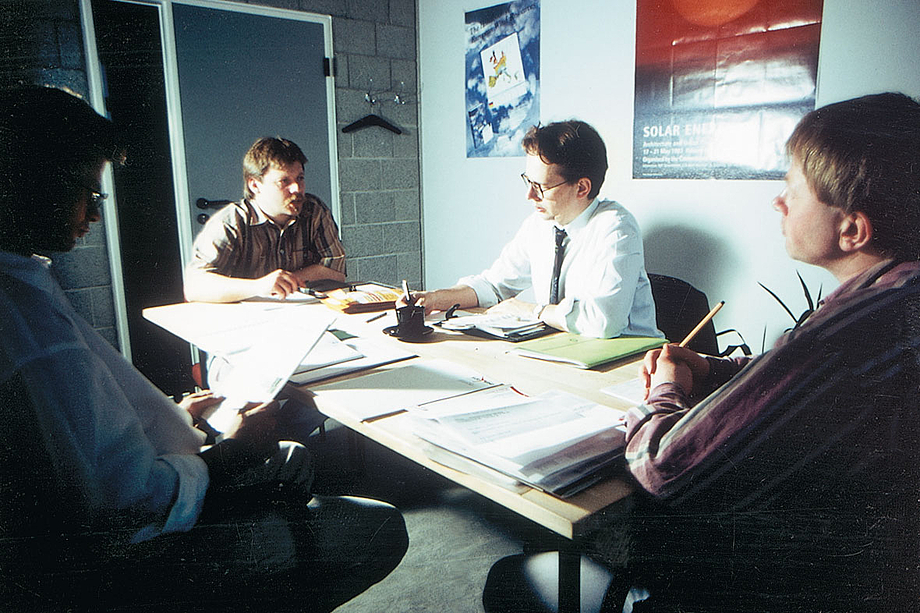 The company was founded in Bremerhaven by Günter Lammers and Dr Bodo Wilkens (from left to right) in 1990.